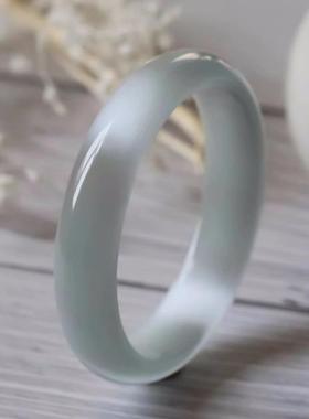 2026白色猫眼渐变手镯女款ins小众设计简约清新古风水晶饰品厂家