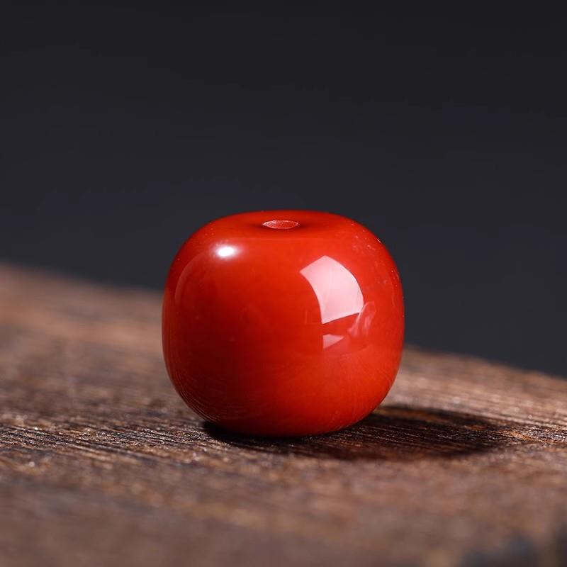 2026南红玛瑙凉山川料满肉老型珠车轮珠散珠金刚星月文玩配饰配件