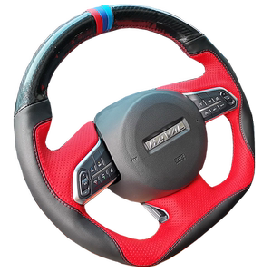 用于哈弗MHF12S34567x89三代大狗赤兔初恋神兽方向盘把套手缝真皮