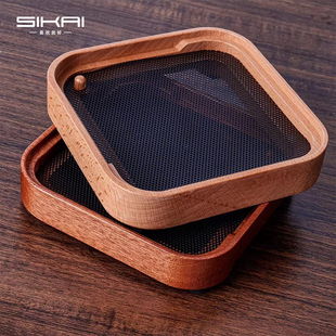 适用于Mac mini M4/M4 Pro实木散热支架防尘底座macmini罩子散热托架迷你配件木质防尘通风支架苹果主机配件