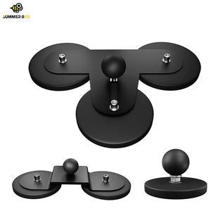 1英寸球头磁吸汽车吸盘支架底座25mm 20mm适用360全景运动相机