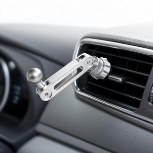 Summer Bee铝合金车载万向出风口手机支架17mm球头转螺母配件