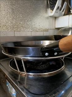 不锈钢锅架厨房置物架炒锅架放锅神器台面锅垫防烫隔热双层落地架