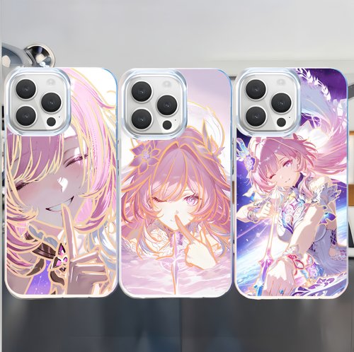 崩坏三昔涟爱莉希雅极光金手机壳