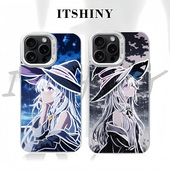 二次元 适用苹果17彩银iphone16魔女之旅华为mate70小米17红米k80vivoiqoo13一加ace5周边 手机壳伊蕾娜新款