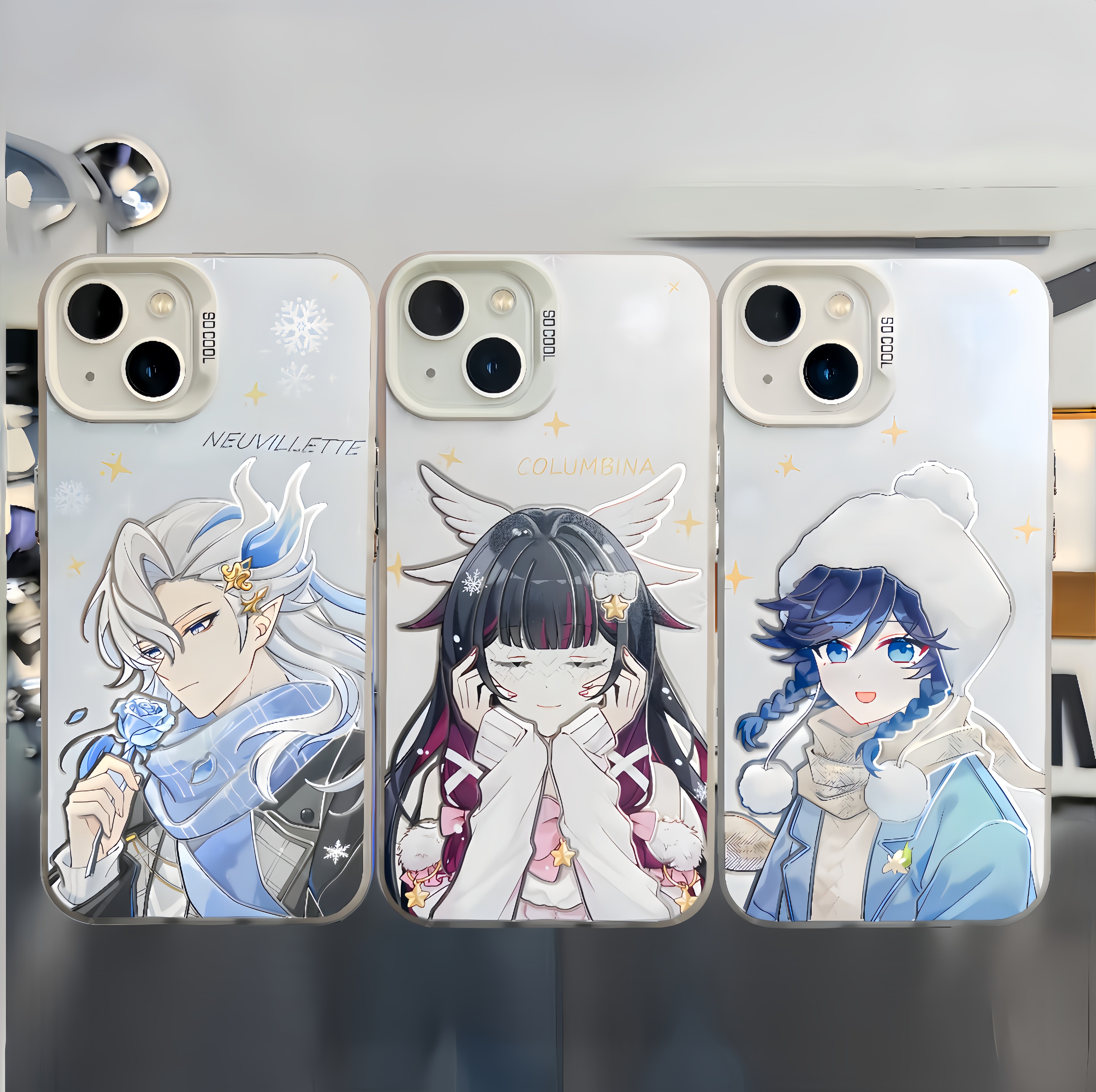 原神手机壳初雪哥伦比娅芙宁娜那维莱特胡桃适用苹果17新款iphone16彩银小米15红米K90二次元华为mate80周边,3C数码配件,手机保护套/壳,淘宝优惠券,粉丝福利购,淘宝优惠卷
