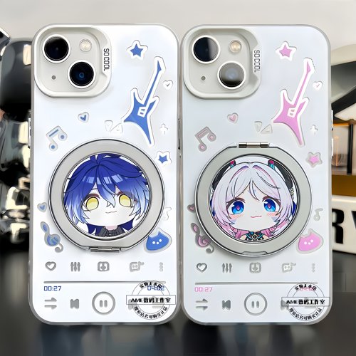 原神手机壳丝柯克芙宁娜磁吸支架