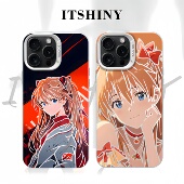 绫波丽手机壳明日香EVA初号机适用苹果17彩银渐变iphone16华为m60荣耀小米17红米K80防摔iqoo13一加ACE5硬壳