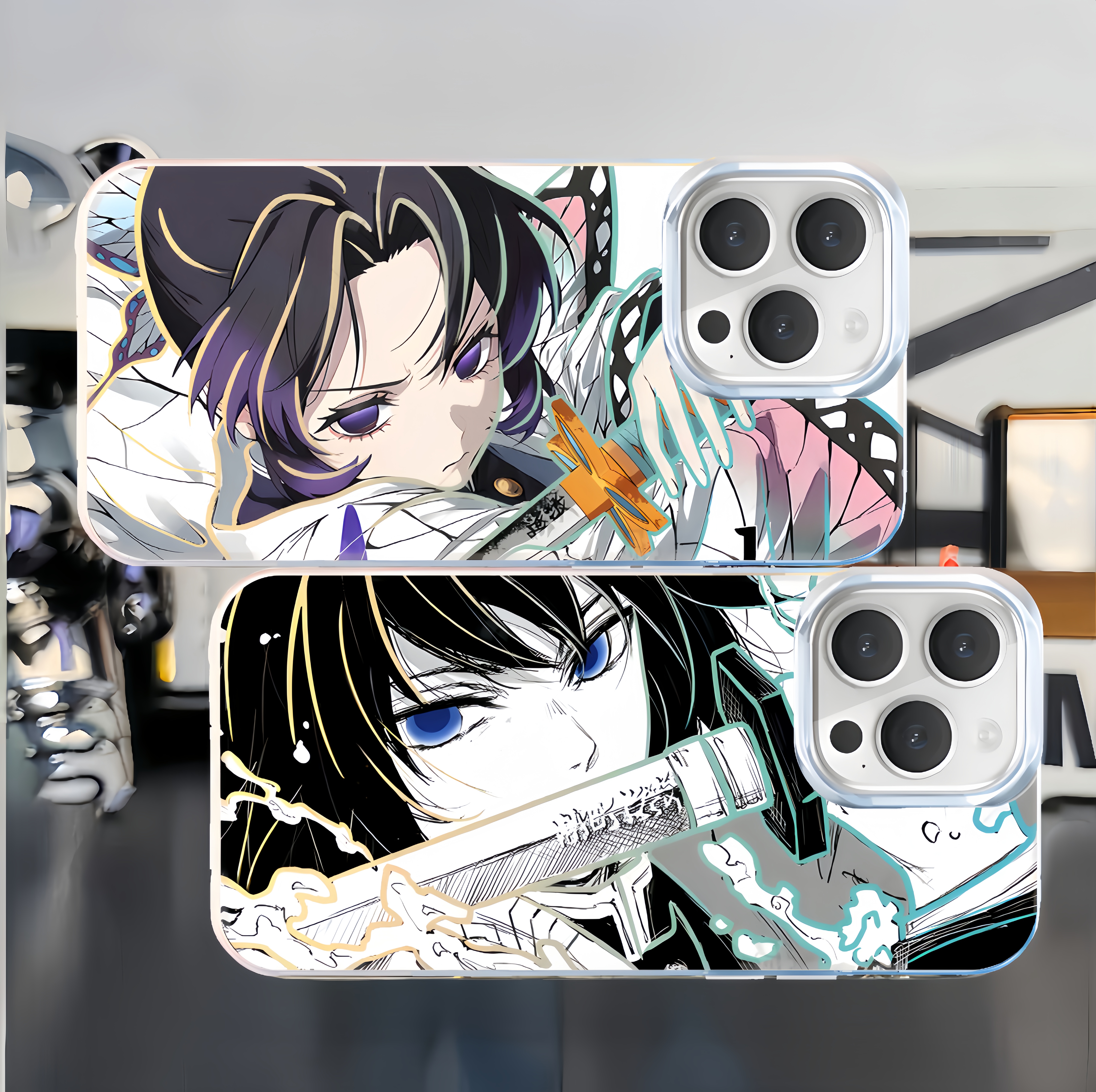 鬼灭之刃手机壳甘露寺蜜璃蝴蝶忍