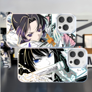 鬼灭之刃手机壳蝴蝶忍富冈义勇甘露寺蜜璃善逸适用iphone17苹果14极光金小米17红米k90华为m80iQOO15一加ace6