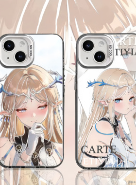 鸣潮手机壳卡提希娅新款芙露德莉斯适用苹果17彩银壳iphone16华为mate70小米15红米K80至尊版iqoo13一加ace5