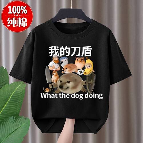 我的刀盾儿童衣服夏装新