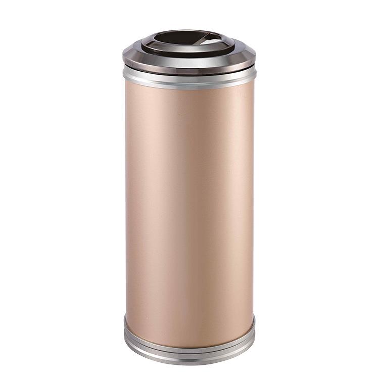 砂钢圆形直投座地烟灰桶GPX-11A星级酒店会所商店电梯口垃圾桶