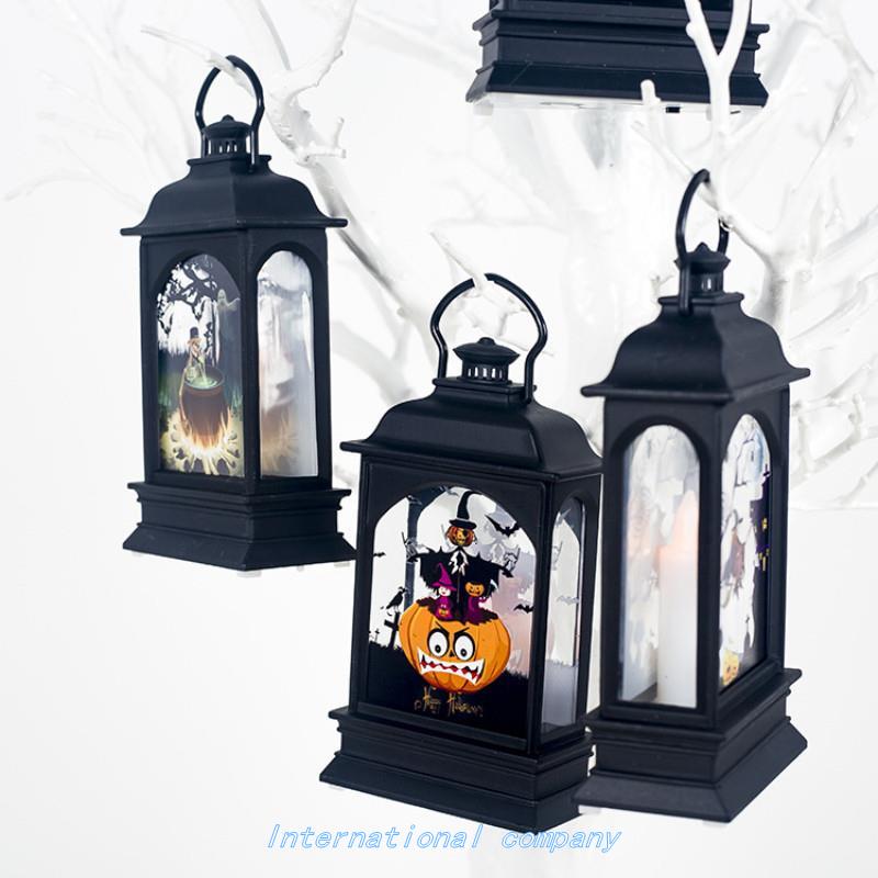 halloween decoration artificial flame decor pumpkin decorati