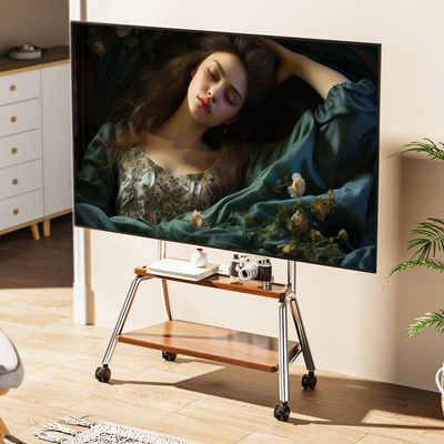 易之固电视移动支架可升降调节电视机推车通用小米创维TCL65 75寸