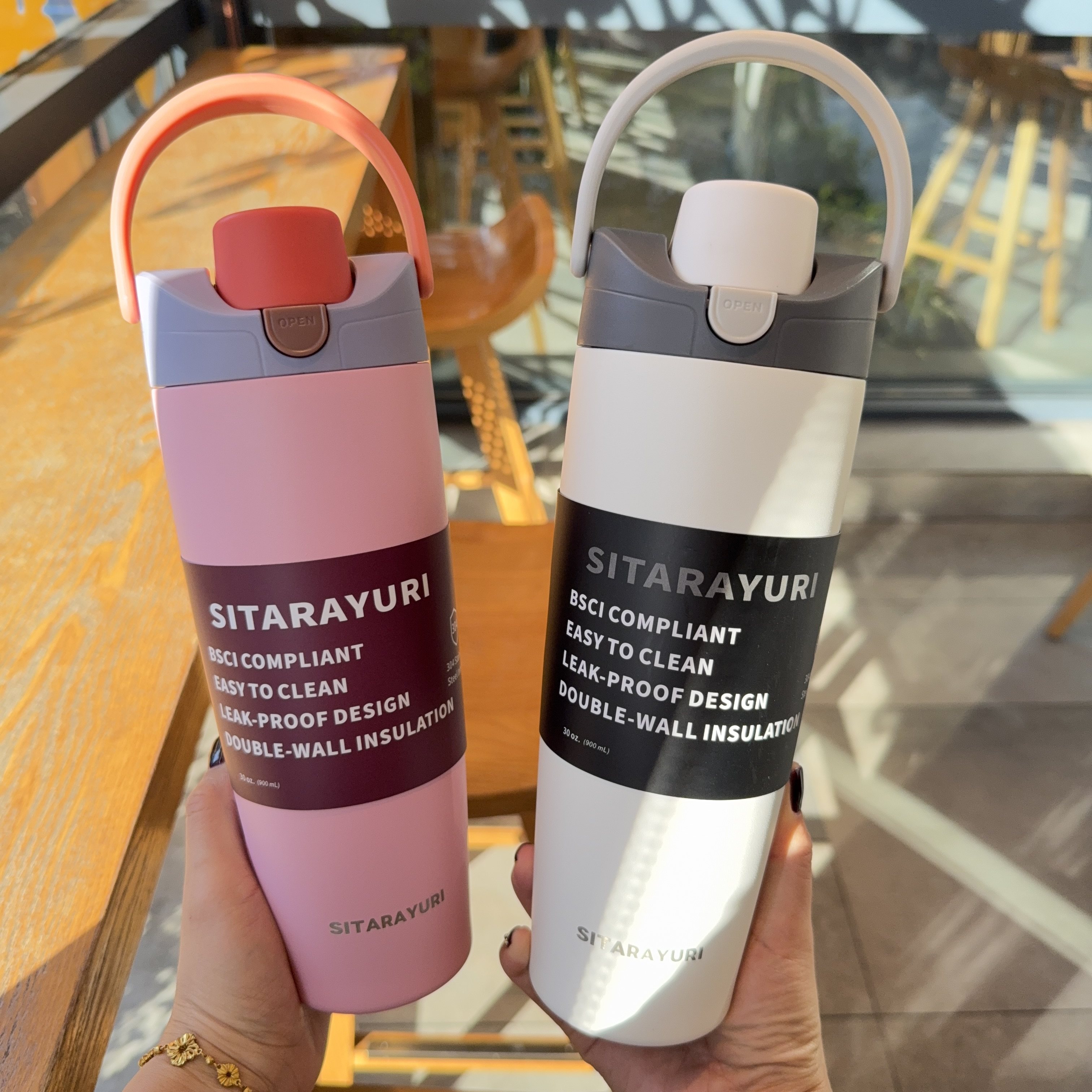 SITARAYURI新品一盖双饮保温杯