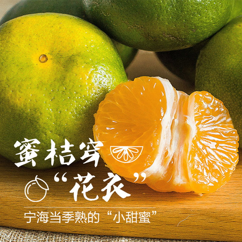浙江宁海无核蜜橘5斤顺丰