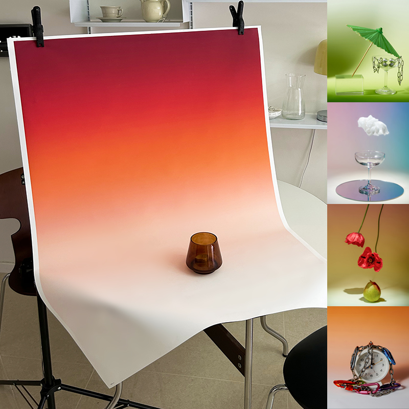 渐变色背景布大尺寸摄影拍照背景