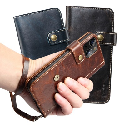 适用真皮苹果手机壳简约15promax