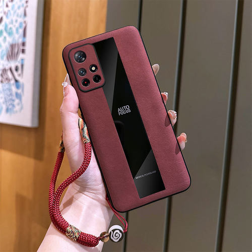 适用红米note11手机壳古风手绳redminote11pro十保护5gredmi镜头全包防摔por硅胶磨砂软小米男女115g高级感