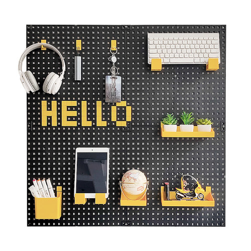 免打孔洞洞板桌搭收纳置物配件