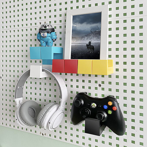 免打孔小置物架格置塑料配件