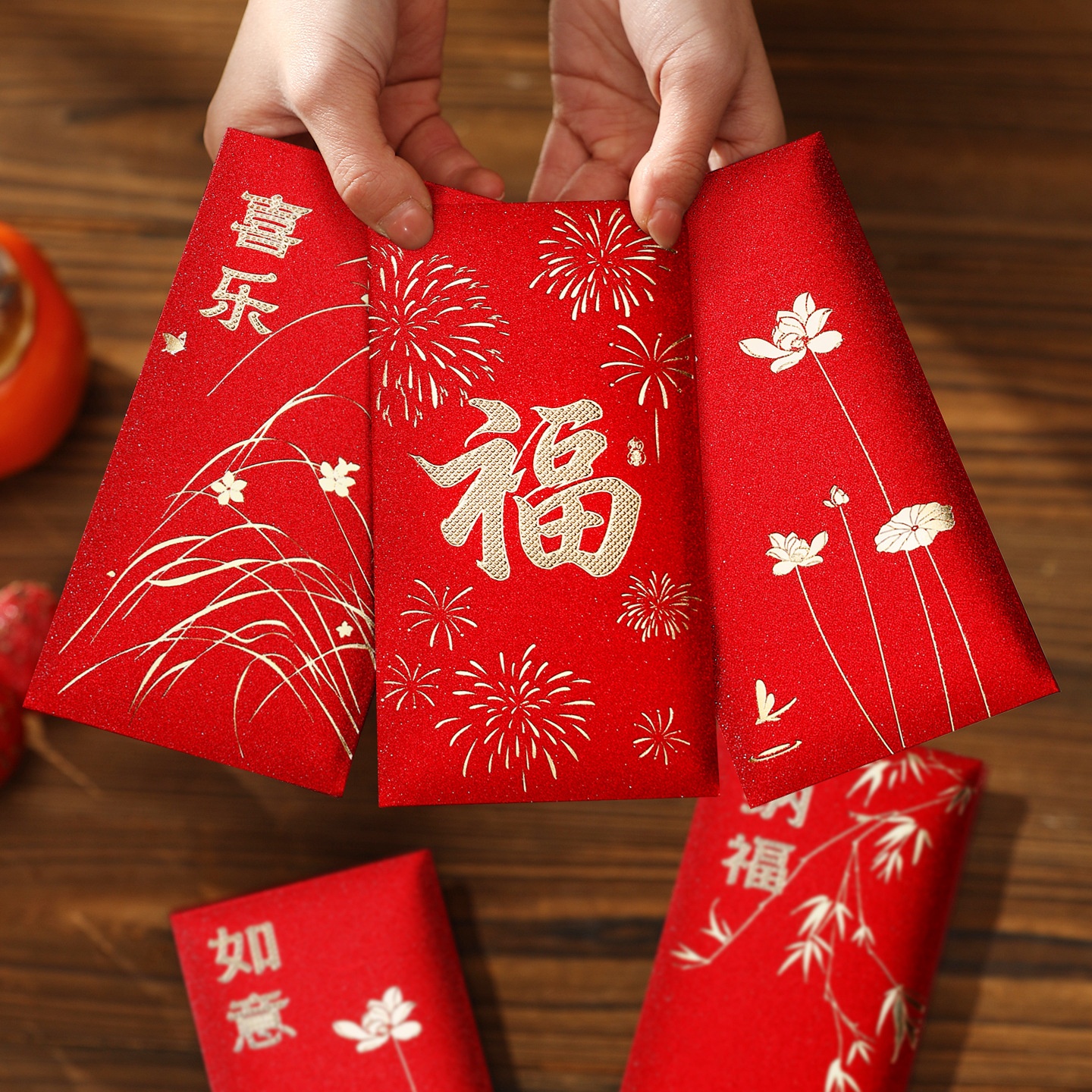 新年高档红包2026新款2026马年通用款千元利是封春节过年压岁钱包