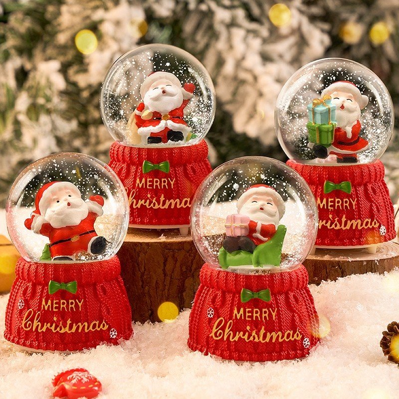 圣诞节水晶球音乐盒礼物装饰品摆件旋转飘雪圣诞老人儿童活动礼品,节庆用品/礼品,圣诞装饰品,淘宝优惠券,粉丝福利购,淘宝优惠卷