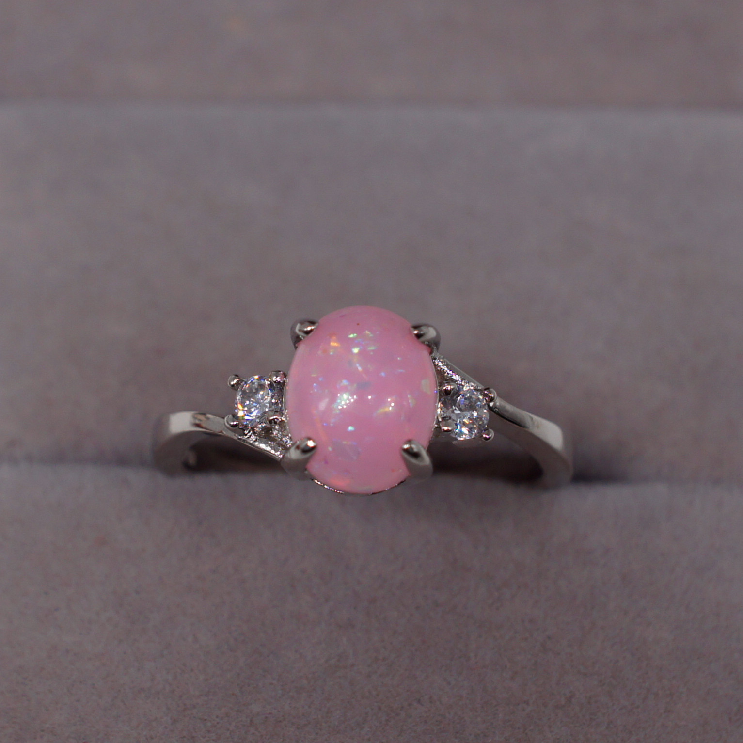 钻石之乡实验室人工培育钻澳宝戒指 跨境wish热卖爆款饰品欧美情