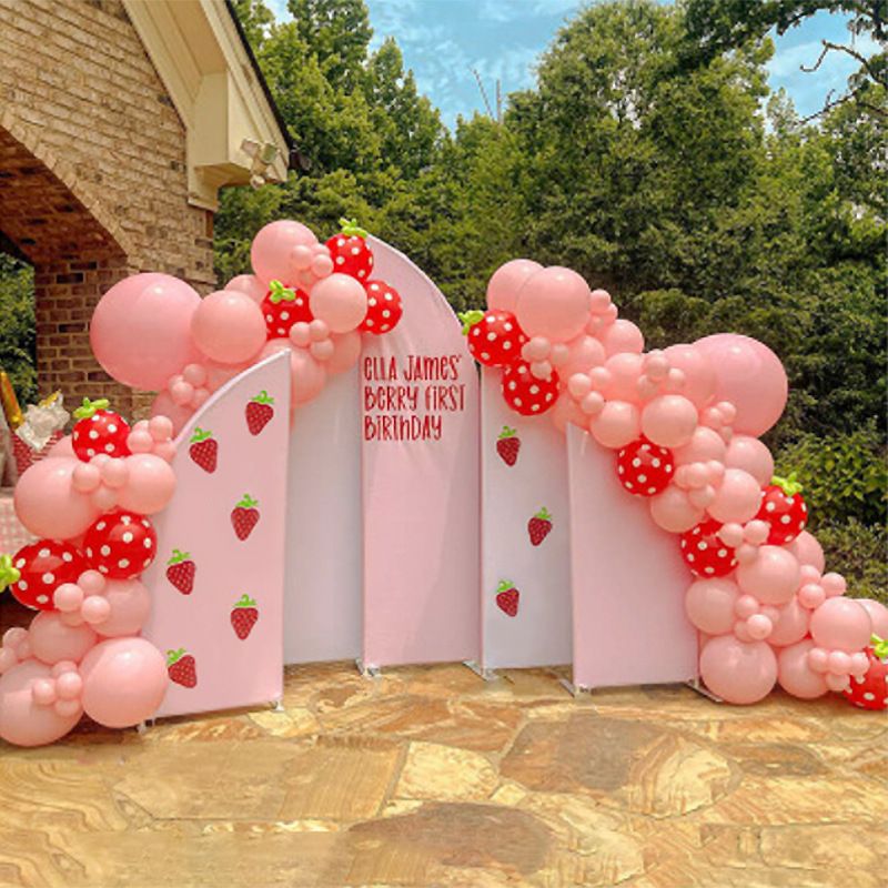 简约西式小型生日宴布置老虎纯色装饰周岁宴儿童人形主题KT板生日