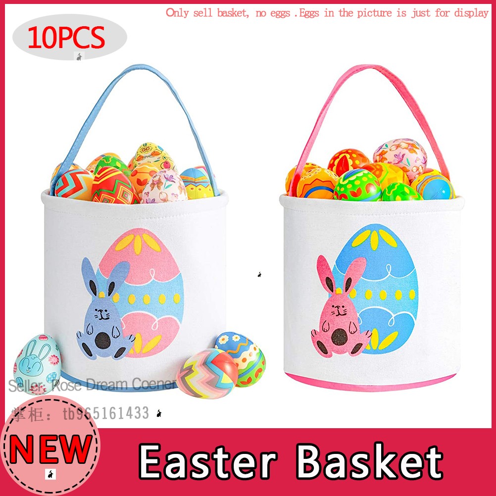easter bunny basket for kids egg hunting rabbit kid toy gift