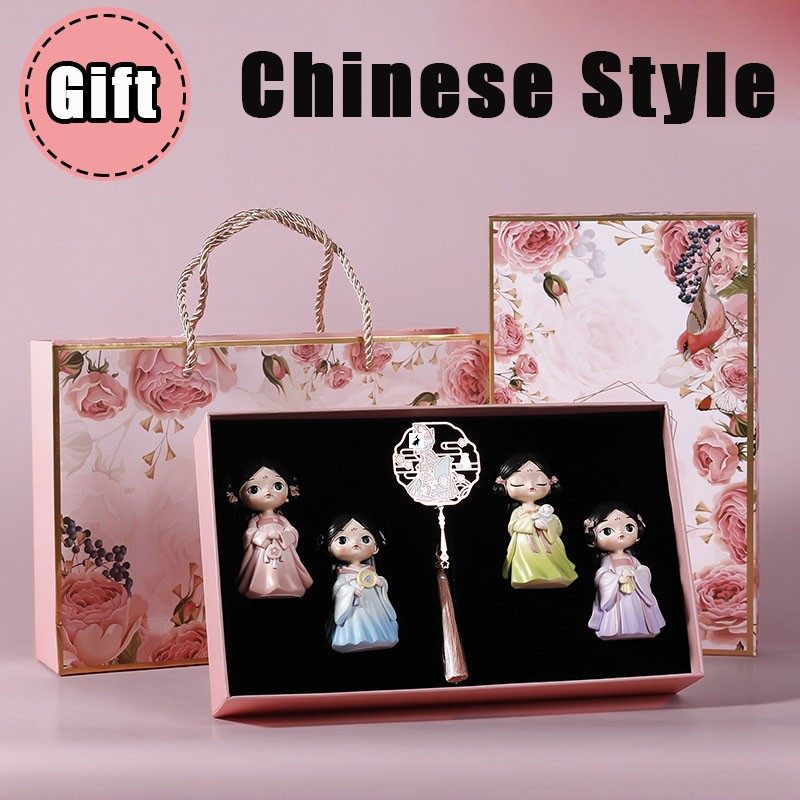 chinese palace style doll birthday kids gift box girls decor