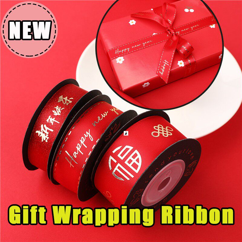 gift wrapping ribbon diy belt chinese new year cny decor