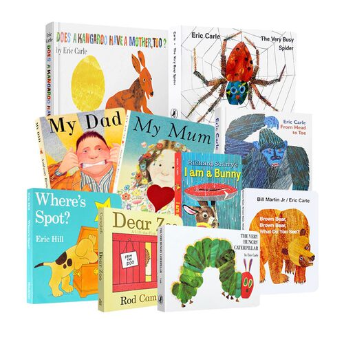 袋鼠也有妈妈英文绘本纸板书