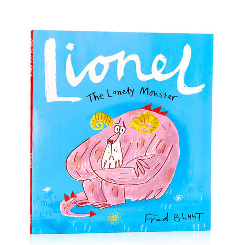 进口英文原版 LIONEL THE LONELY MONSTER 孤独的怪物莱昂内尔 儿童英语启蒙阅读绘本 故事书