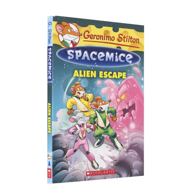 现货 进口英文原版 Geronimo Stilton Spacemice No. 1: Alien Escap 太空老鼠1：外星人逃逸 青少年读物