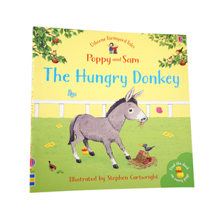 儿童英语启蒙故事书 农场 驴子 Donkey Hungry 英文原版 Stories 青少年课外阅读 The 故事 Farmyard Tales 饥饿
