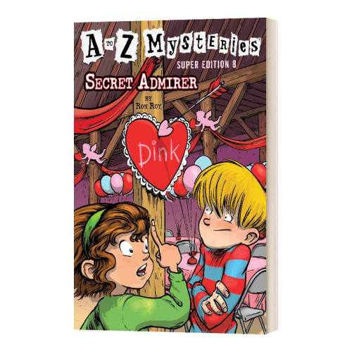 Secret Admirer秘密崇拜者 进口英文原版 A to Z Mysteries Super Edition神秘案件特别版8 少儿英语阅读 中小学课外读物