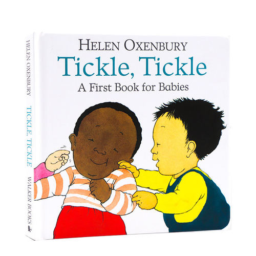 英文原版绘本 挠痒痒 Tickle Tickle 插画师Helen Oxenbury 低幼儿童趣味纸板书 撕不烂宝宝早教英语启蒙绘本