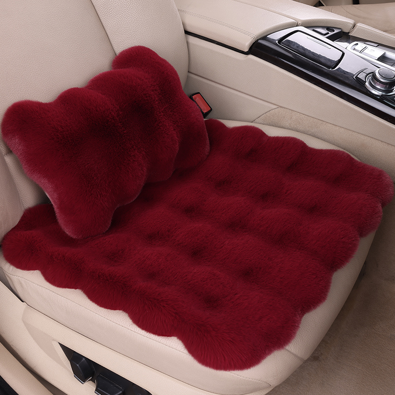 车坐垫三件套通用单片不掉毛座垫