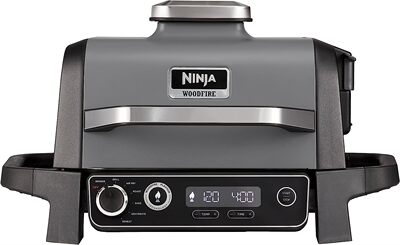 英国代购Ninja Woodfire OG701UK Air Fryer7合1多功能烤架空炸锅