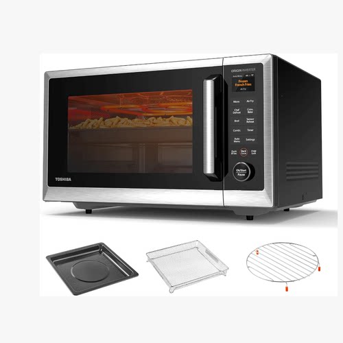 美国代购TOSHIBA Air Fryer Combo Microwave Oven 空炸机微波炉