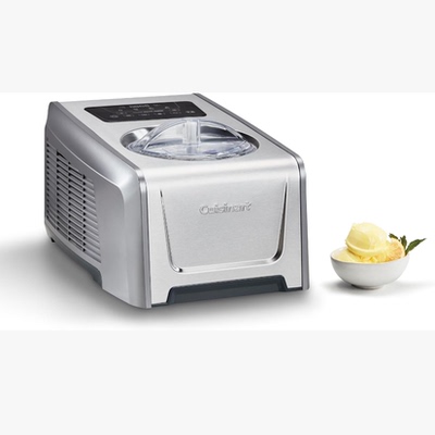 英国代购Cuisinart ICE150E Ice Cream Maker 带制冷压缩冰淇淋机