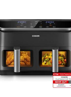 德国代购COSORI Air Fryer CAF-R901-AEU 8.5升双室空气炸锅