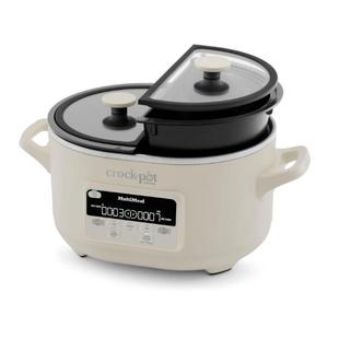 美国代购Crock-Pot MultiMeal Slow Cooker 双锅功能慢炖锅110v