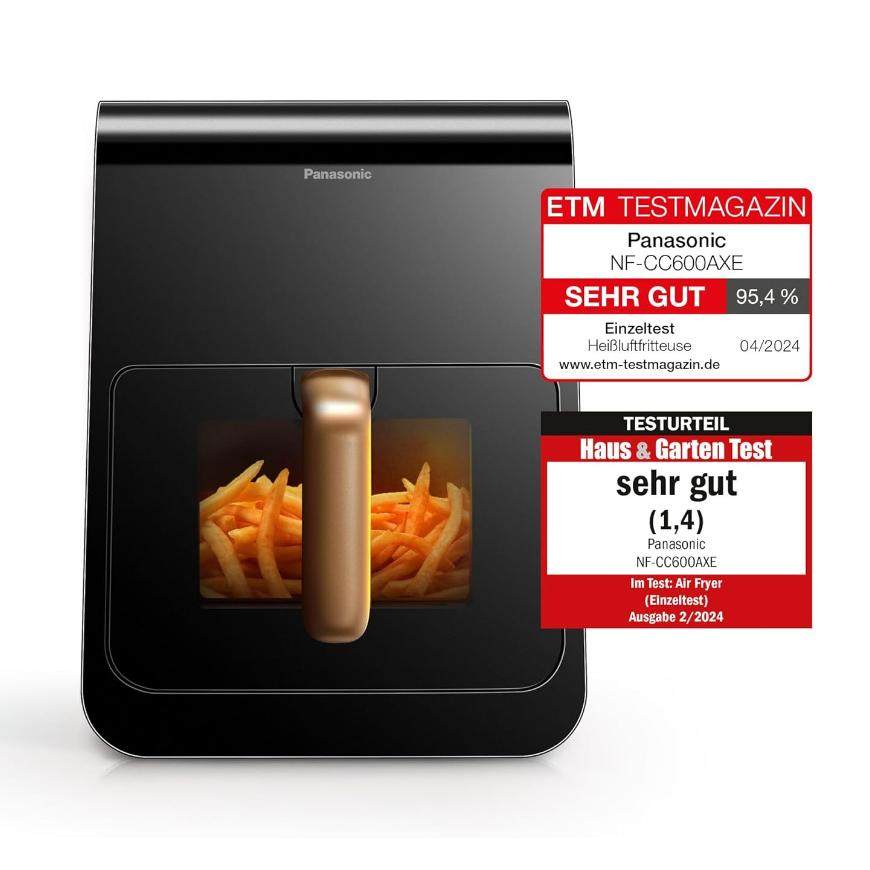 德国代购Panasonic NF-CC600AXE Air Fryer  6L 带蒸汽空气炸锅