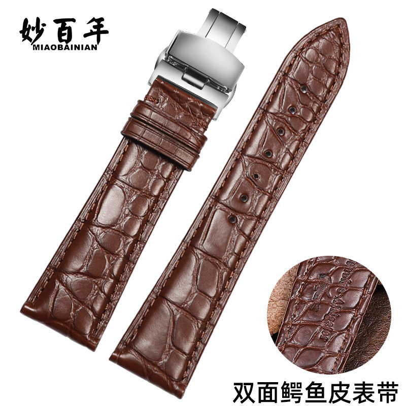适用华为GT4手表Watch3表带GT2pro皮带保时捷真皮手表带gt3智能荣耀magic46mm双面鳄鱼皮非凡大师GS男款22mm