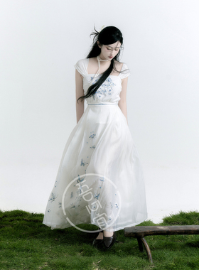 吾心宜[百蝶]汉服蝴蝶重工刺绣明制马面裙日常百搭原创国风仙气女