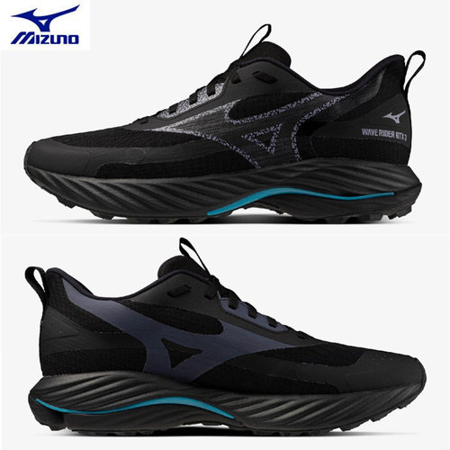 美津浓MIZUNO慢跑鞋WAVE RIDER GTX3扁平足专用跑鞋运动跑步鞋