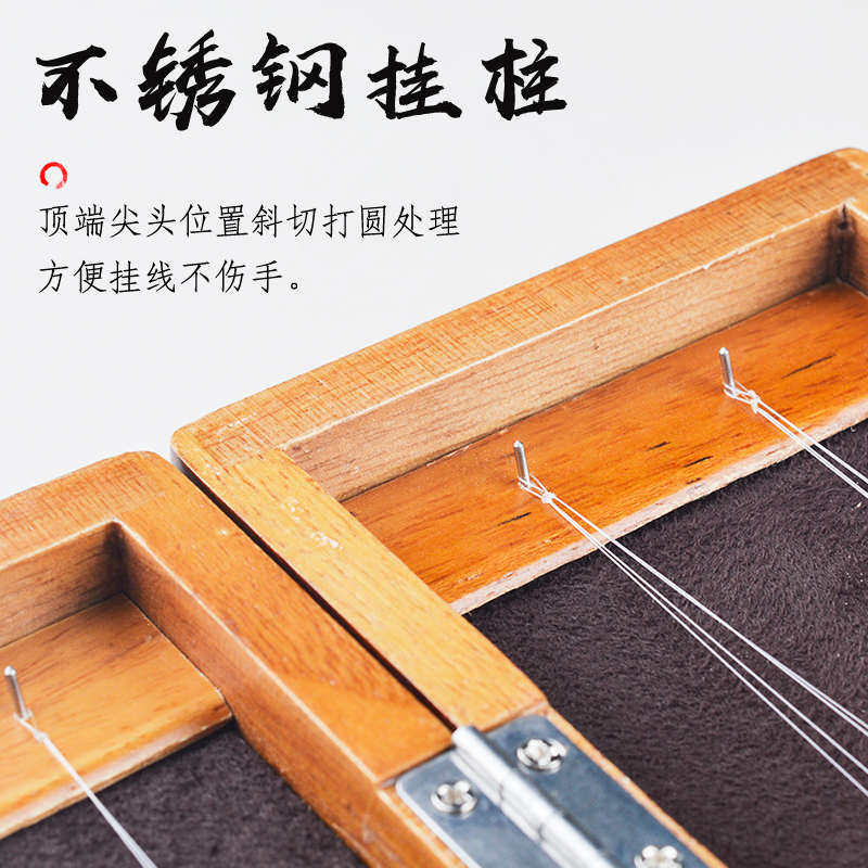 桐木竞技子线盒木制仕挂盒线组盒木质三层双层实木鱼线盒渔具盒